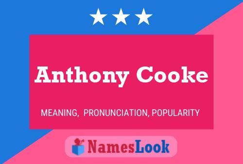 ملصق اسم Anthony Cooke