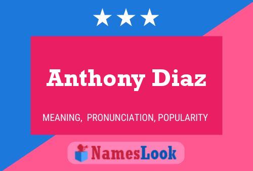 ملصق اسم Anthony Diaz