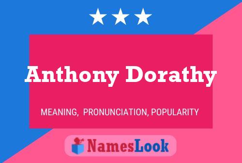 ملصق اسم Anthony Dorathy