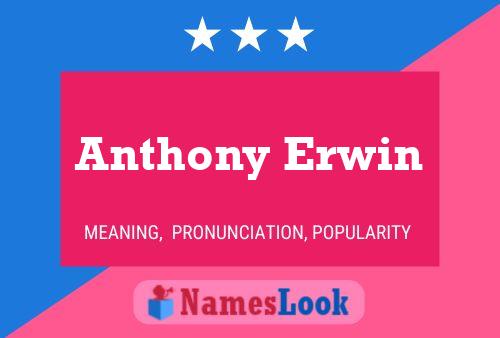 ملصق اسم Anthony Erwin