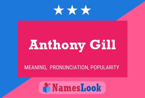 ملصق اسم Anthony Gill