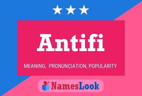 ملصق اسم Antifi