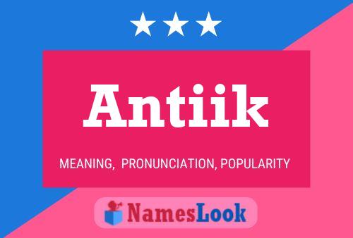 ملصق اسم Antiik