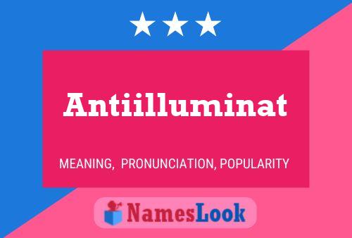 ملصق اسم Antiilluminat