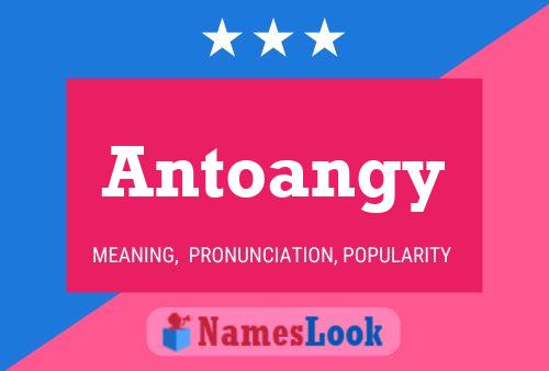 ملصق اسم Antoangy