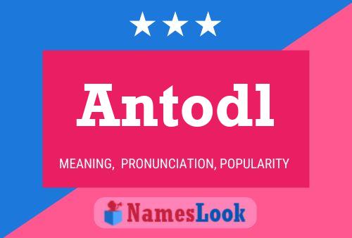 ملصق اسم Antodl