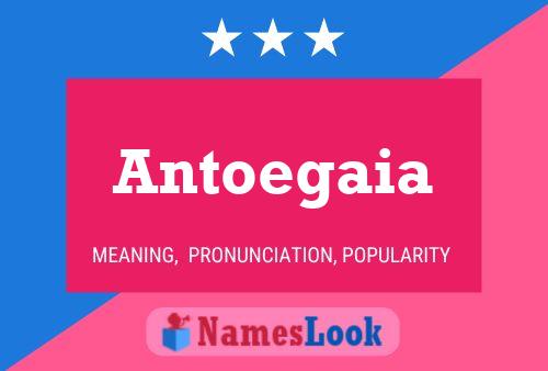 ملصق اسم Antoegaia