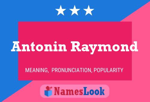 ملصق اسم Antonin Raymond