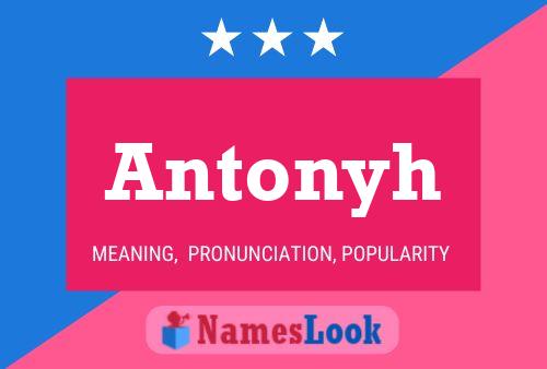 ملصق اسم Antonyh