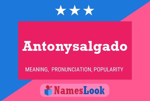 ملصق اسم Antonysalgado