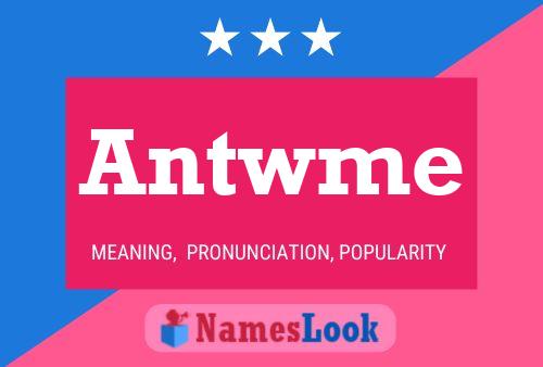 ملصق اسم Antwme