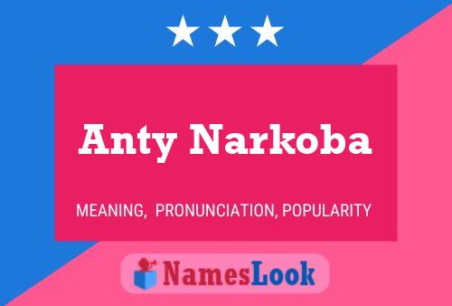 ملصق اسم Anty Narkoba