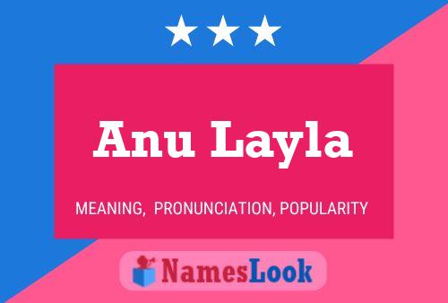 ملصق اسم Anu Layla