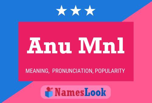 ملصق اسم Anu Mnl