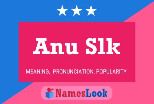 ملصق اسم Anu Slk