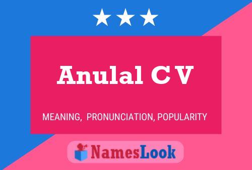 ملصق اسم Anulal C V