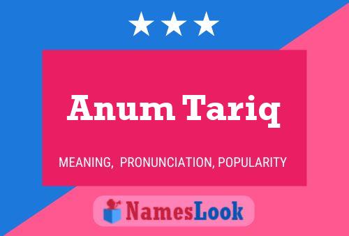 ملصق اسم Anum Tariq