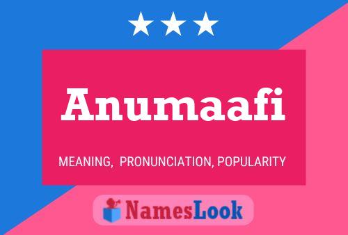 ملصق اسم Anumaafi