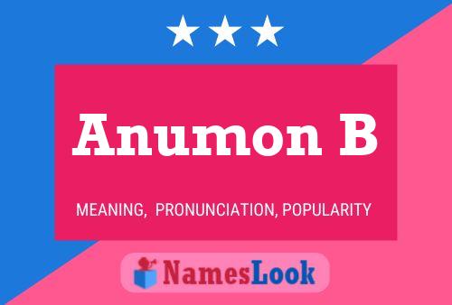 ملصق اسم Anumon B