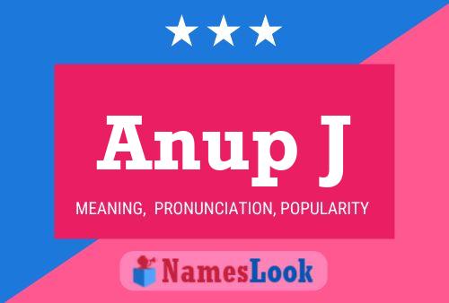 ملصق اسم Anup J