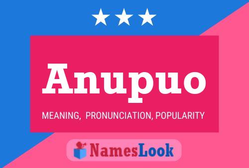 ملصق اسم Anupuo