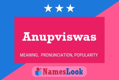 ملصق اسم Anupviswas