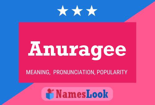 ملصق اسم Anuragee