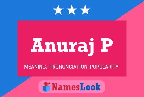 ملصق اسم Anuraj P