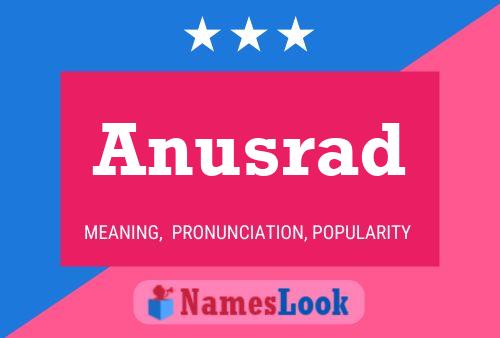 ملصق اسم Anusrad