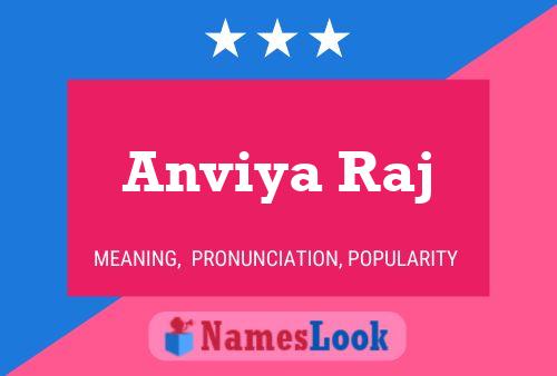 ملصق اسم Anviya Raj