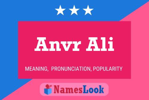 ملصق اسم Anvr Ali