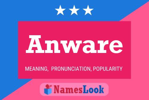 ملصق اسم Anware