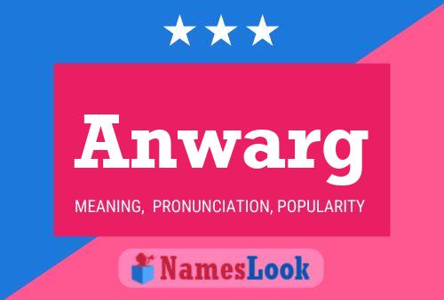 ملصق اسم Anwarg