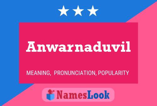 ملصق اسم Anwarnaduvil