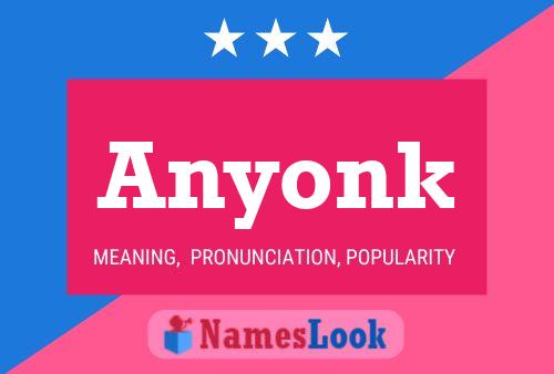 ملصق اسم Anyonk