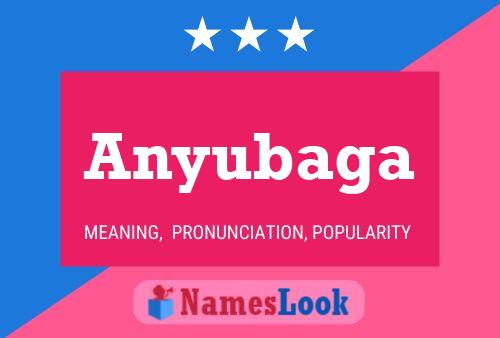 ملصق اسم Anyubaga