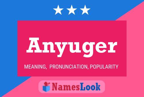 ملصق اسم Anyuger