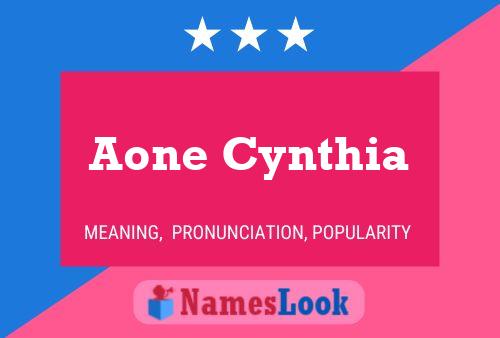 ملصق اسم Aone Cynthia