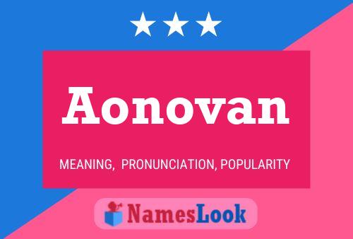 ملصق اسم Aonovan