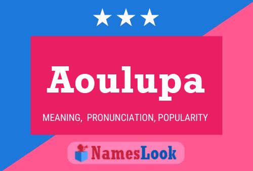 ملصق اسم Aoulupa