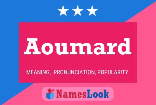 ملصق اسم Aoumard