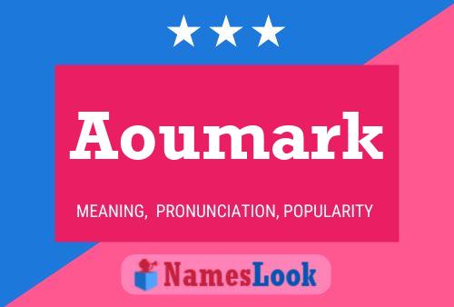 ملصق اسم Aoumark