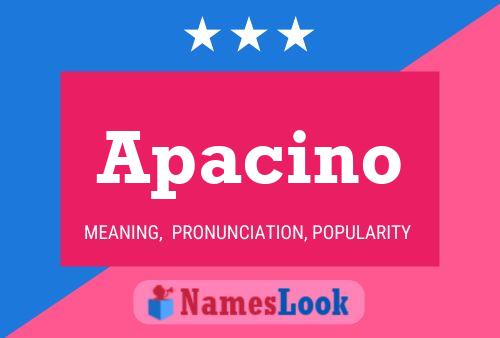 ملصق اسم Apacino