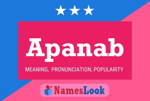 ملصق اسم Apanab