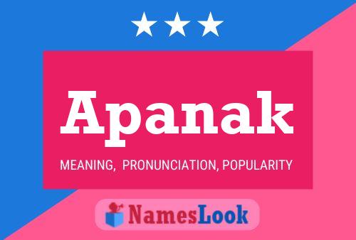 ملصق اسم Apanak