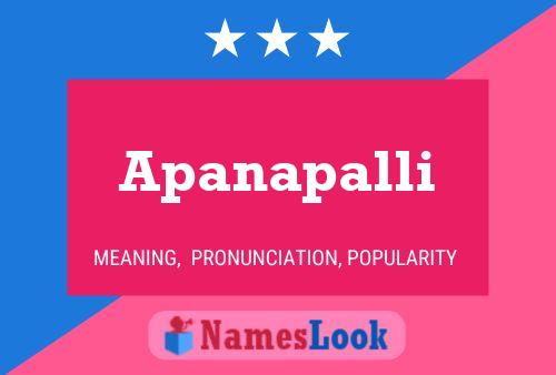 ملصق اسم Apanapalli