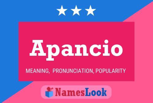 ملصق اسم Apancio