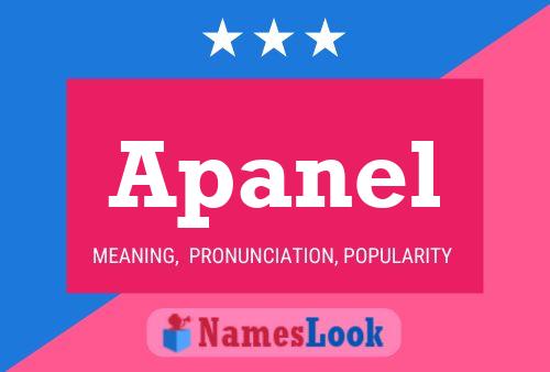 ملصق اسم Apanel