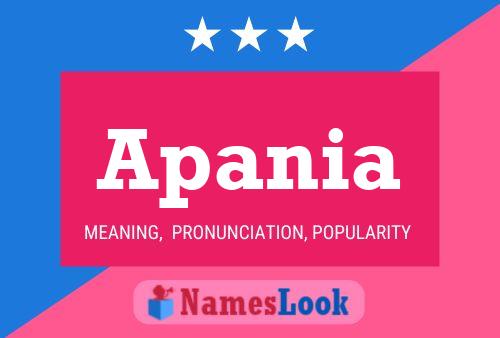 ملصق اسم Apania