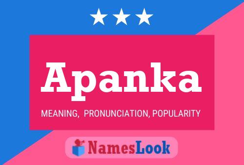 ملصق اسم Apanka